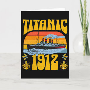 Cartão Retro Vintage Titanic 1912 Cruzeiro Transatlântico