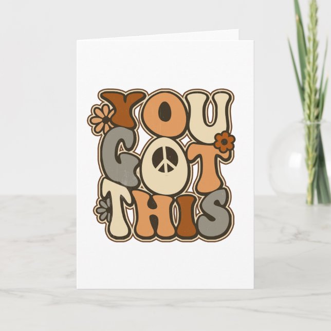 Cartão Retro, Você Conseguiu Isso (Frente)