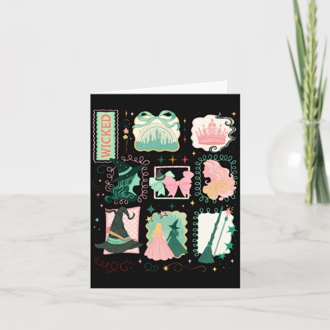 Cartão Retro Wicked Stamps Christmas Vibes Clothing Long  (Frente)