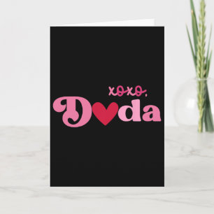 Cartão Retro Xoxo Dada Dia dos Namorados Pai Família Vale