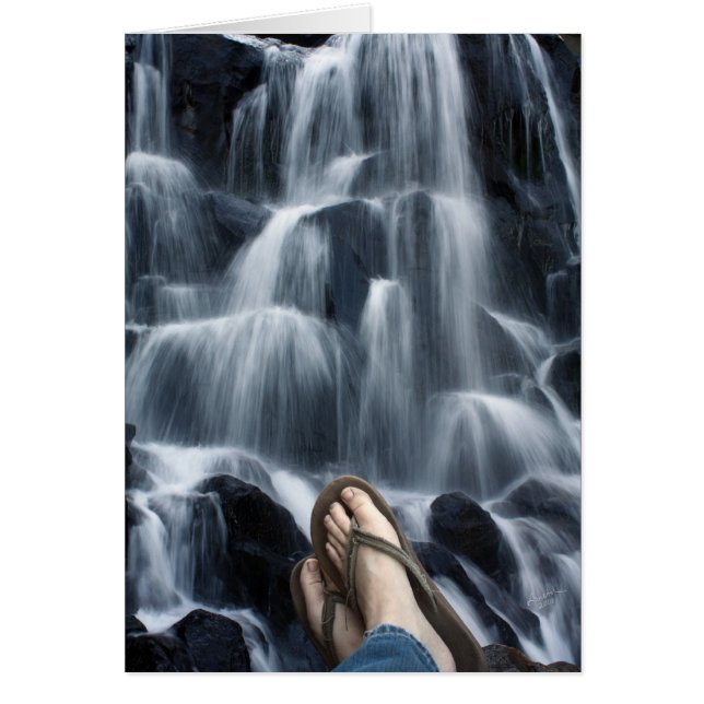 Cartão Retroceda-o para trás e tome- fácil! (Frente)