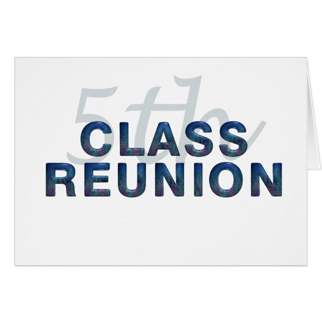 Cartão Reunião de classe 5 (Frente Horizontal)