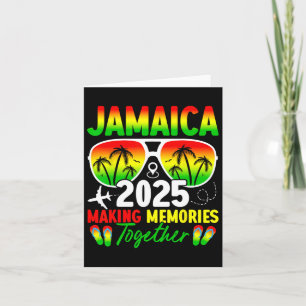 Cartão Reunião de Família Jamaica 2025 Fazendo Memórias F