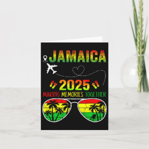 Cartão Reunião de Família Jamaica 2025 Fazendo Memórias F