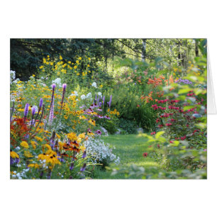 Cartão Reunião de três jardins