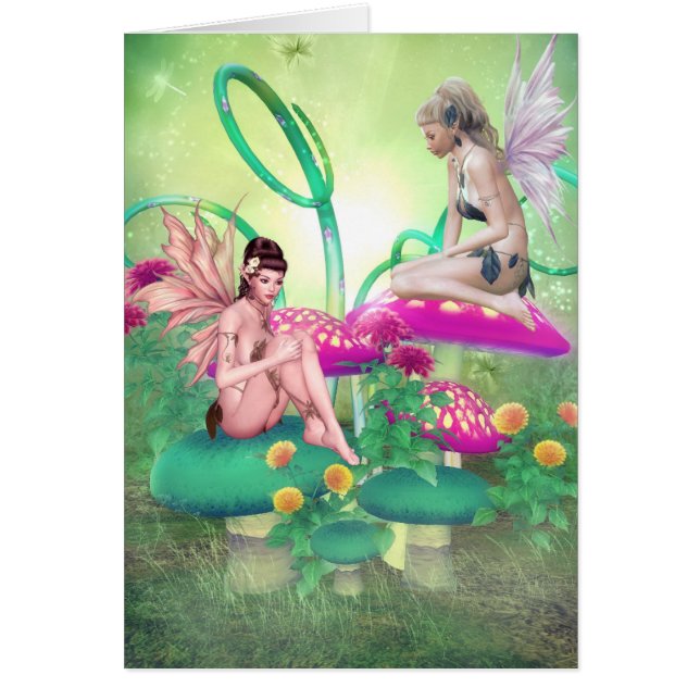 Cartão Reunião feericamente (Frente)