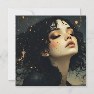 Cartão Reverie Celestial / Poeira Estelar & Sombras Arte 