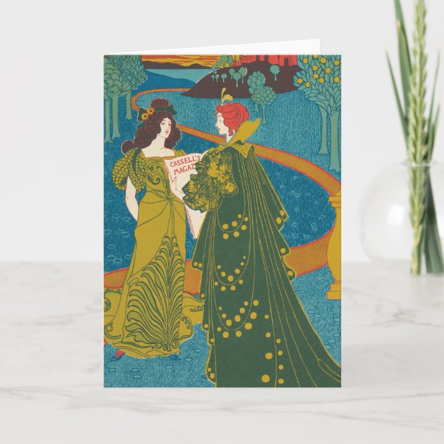 Cartão Revista Vintage Cassell dezembro de 1896 (Frente)