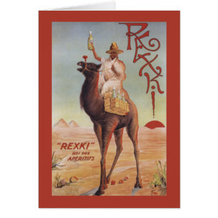 Cartão Rexki - rei antes de licores do comensal