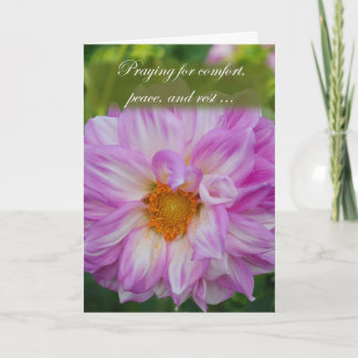 Cartão Rezando pelo conforto