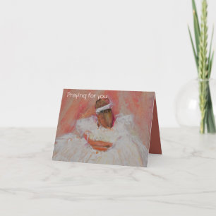 Cartão Rezando por você
