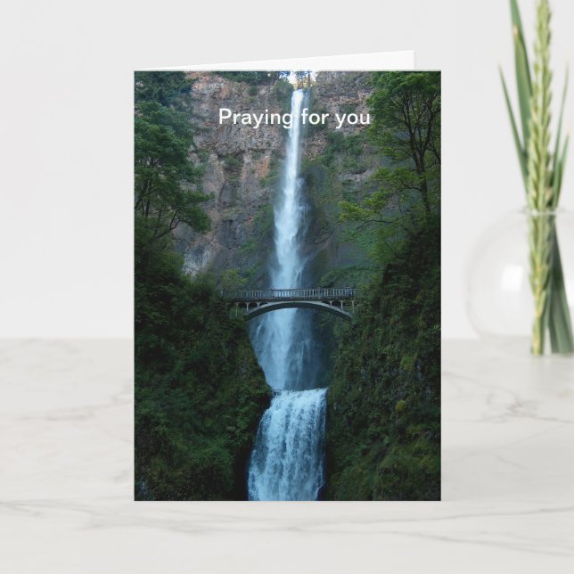 Cartão Rezando por você (Frente)