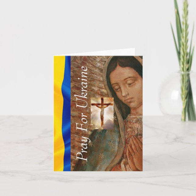 Cartão Reze Pela Ucrânia (Frente)