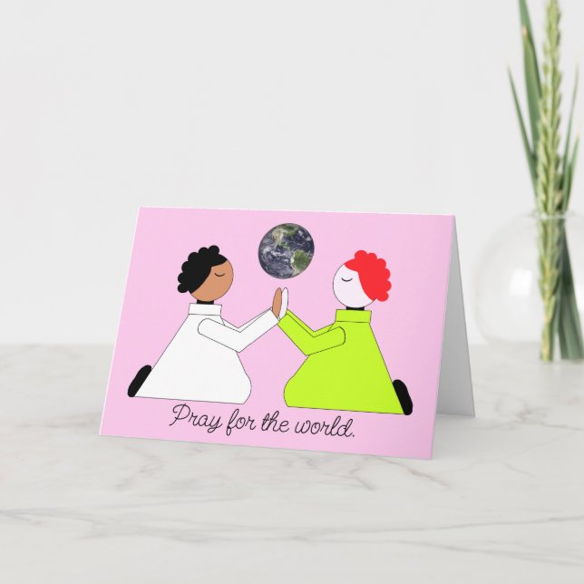 Cartão Reze pelo Mundo: Vazio (Frente)