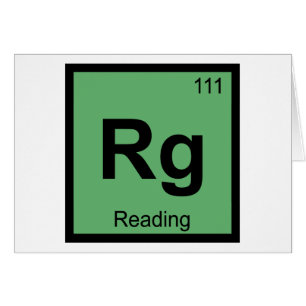 Cartão Rg - Leitura da Tabela Periódica de Química da Pen