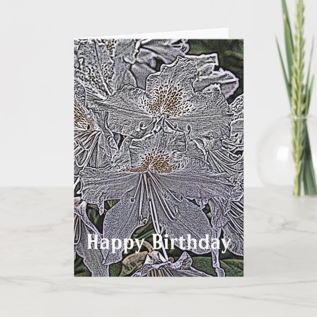 CARTÃO RHODODENDRONS (Frente)