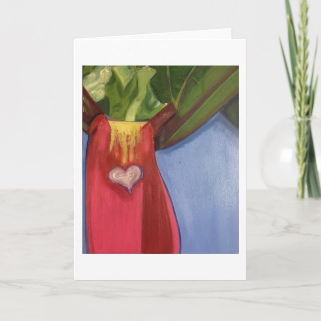 Cartão Rhubarb (Frente)