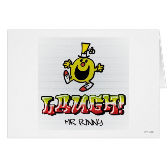 Cartão Ria Com O Sr. Funny (Frente Horizontal)