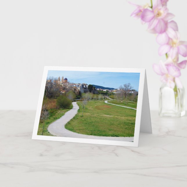 Cartão Riba-roja de Túria, Cidade Espanhola, Valência (Orquídea)