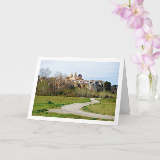 Cartão Riba-roja de Túria, Cidade Espanhola, Valência (Orquídea)