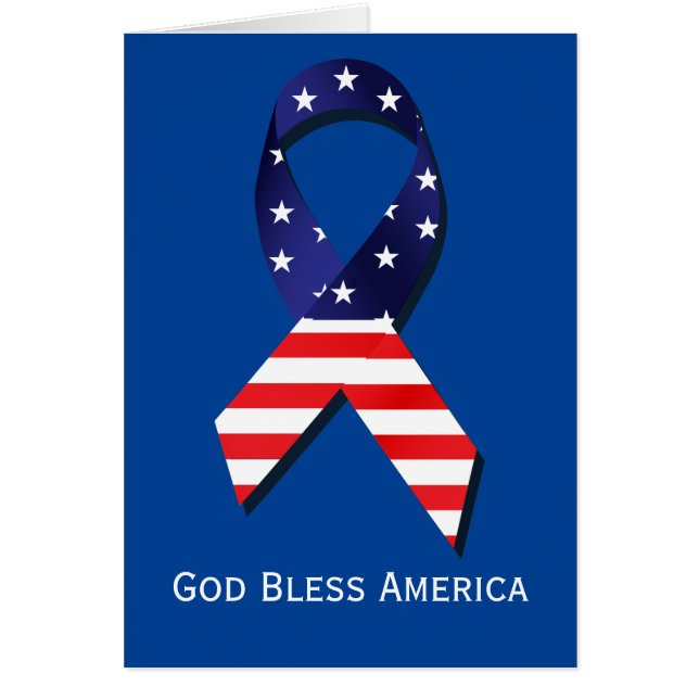 Cartão Ribbon EUA (Frente)