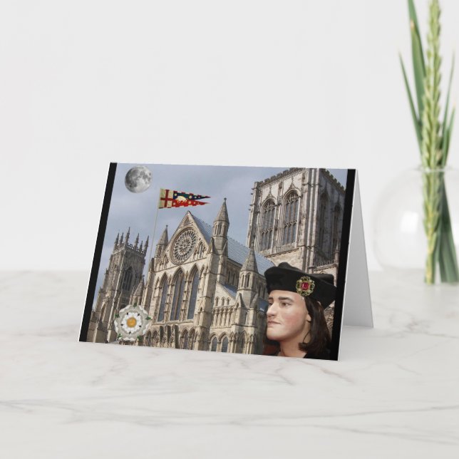 Cartão Richard III e York Minster (Frente)