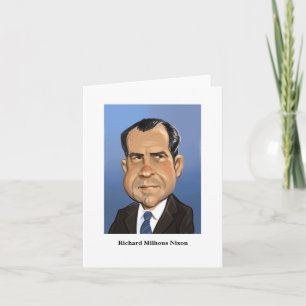 Cartão Richard Nixon Card