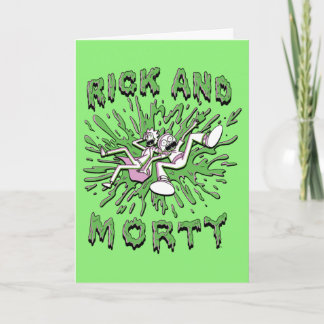 Cartão RICK E MORTY™ | Caindo Em Iva Ácida