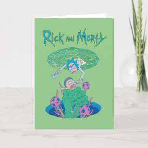 Cartão RICK E MORTY™ Salvamento do Portal