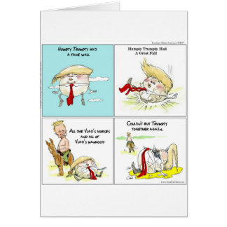 Cartão Rick London "Trumpty Dumpty" Engraçado Trump Gift