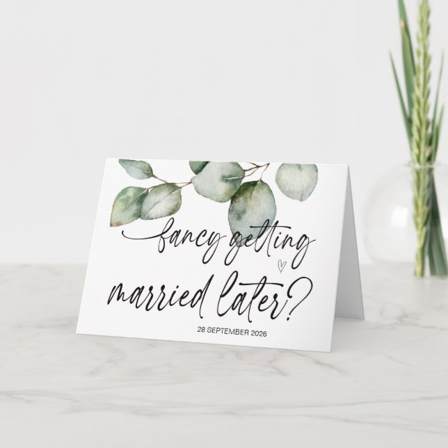 Cartão Rico de casar depois noiva de casamento para o noi (Frente)