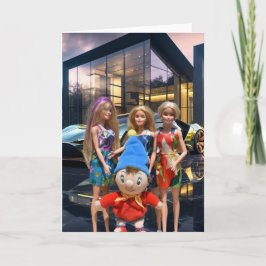 Cartão Rico e famoso.