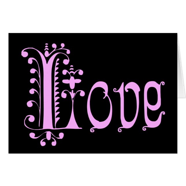 Cartão Rico Loopy Love (Frente Horizontal)