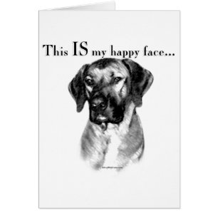 Cartão Ridgeback Feliz da Rodésia