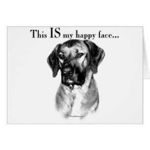 Cartão Ridgeback Feliz da Rodésia