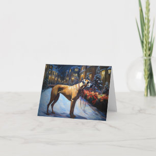 Cartão Ridgeback natalino Rhodesian