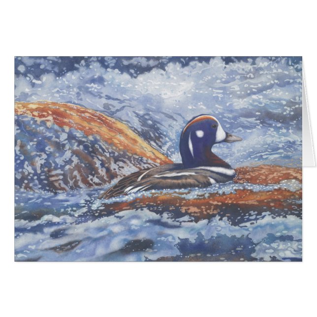 Cartão Riffle do Harlequin (Frente Horizontal)