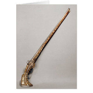Cartão Rifle do Flintlock