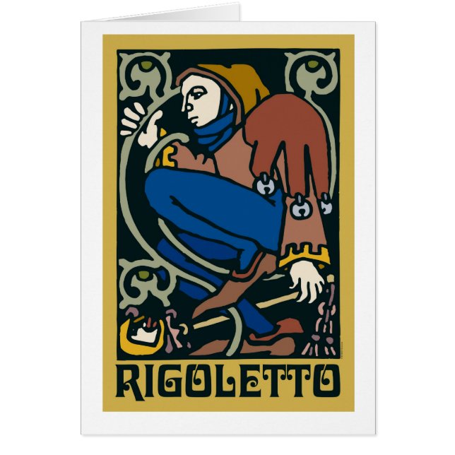 Cartão Rigoletto, Ópera (Frente)