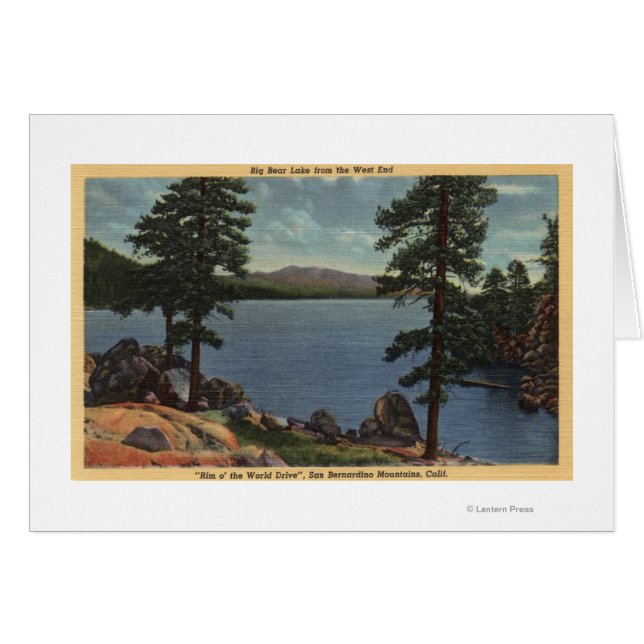 Cartão Rim O' the World Drive, West End View (Frente Horizontal)