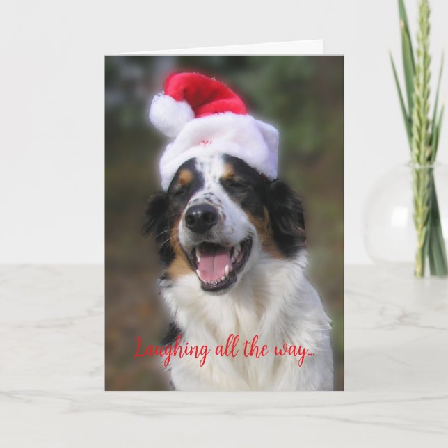 Cartão "Rindo pelo caminho..." (Frente)