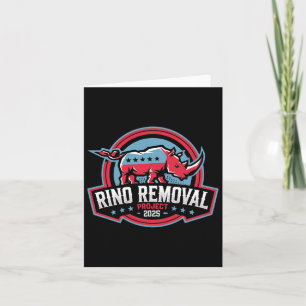 Cartão Rino Remove Project Rrp Funny Trump Conservador