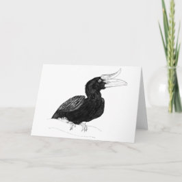 Cartão Rinoceronte Hornbill de Odin