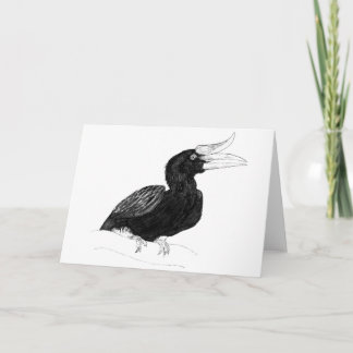 Cartão Rinoceronte Hornbill de Odin
