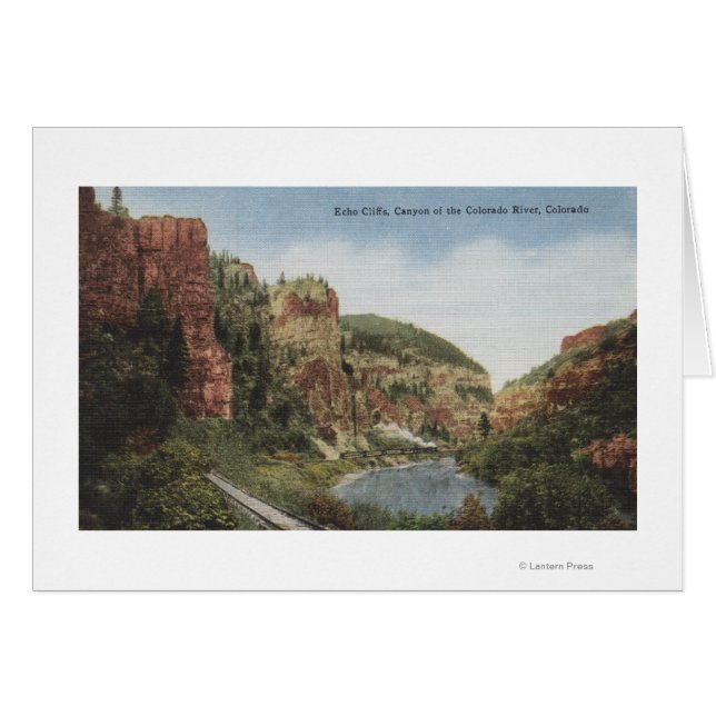Cartão Rio Colorado, CO - Echo Cliff (Frente Horizontal)
