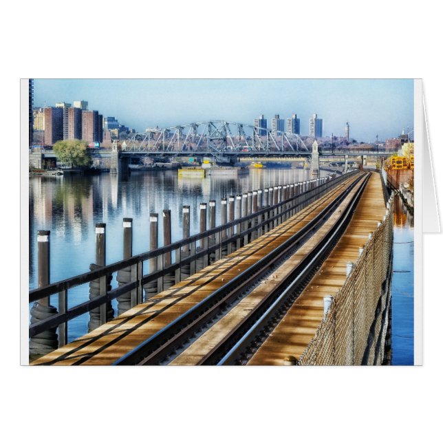 Cartão rio das construções bronx Nova Iorque (Frente Horizontal)