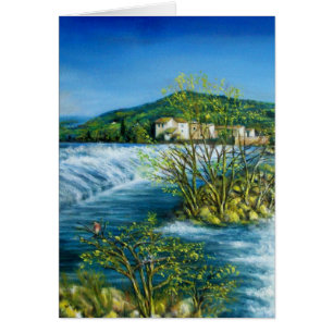 Cartão RIO de ARNO em ROVEZZANO Florença Italia
