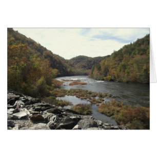 Cartão Rio de Hiwassee na central eléctrica do Appalachi