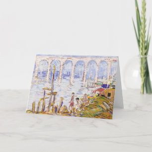 Cartão Rio Harlem, ponte alta George Luks