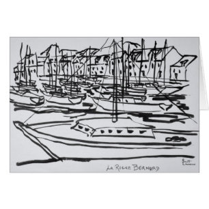 Cartão Rio La Vilaine La Roche-Bernard, Bretanha